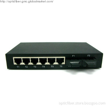 6*10/100M fiber switch